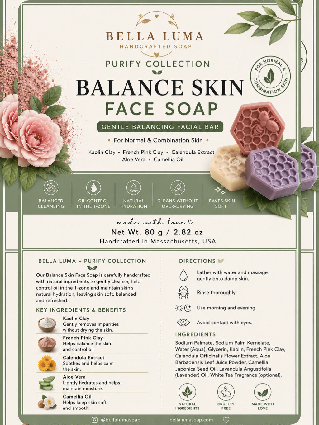 Face Soap -Balance Skin