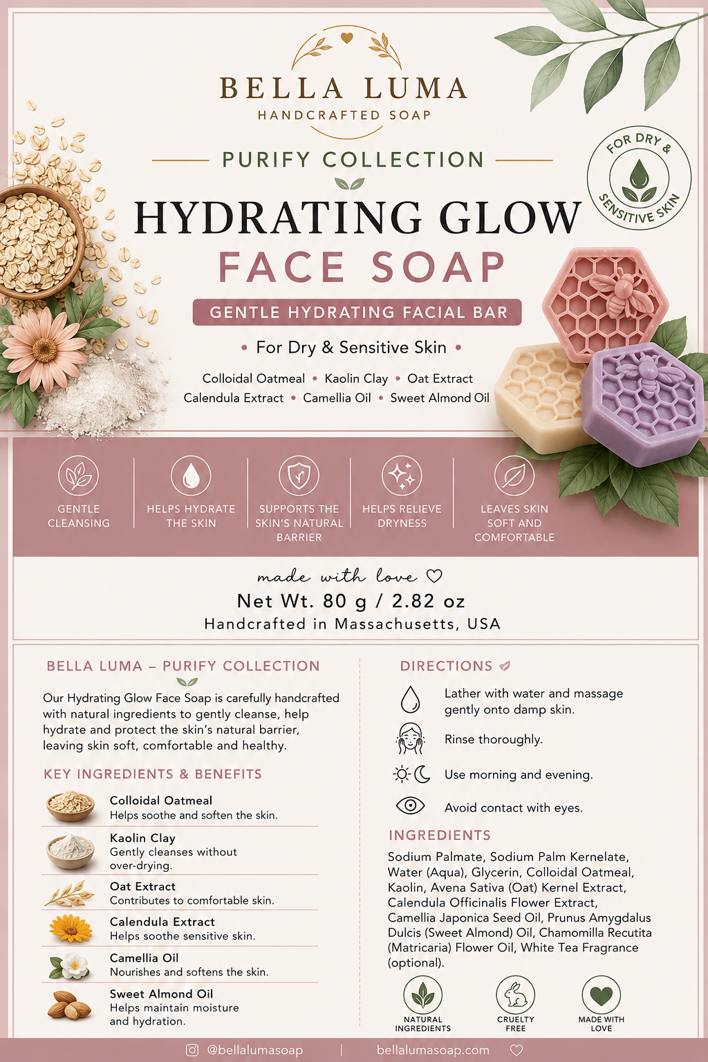 Face Soap-Hydrating Glow