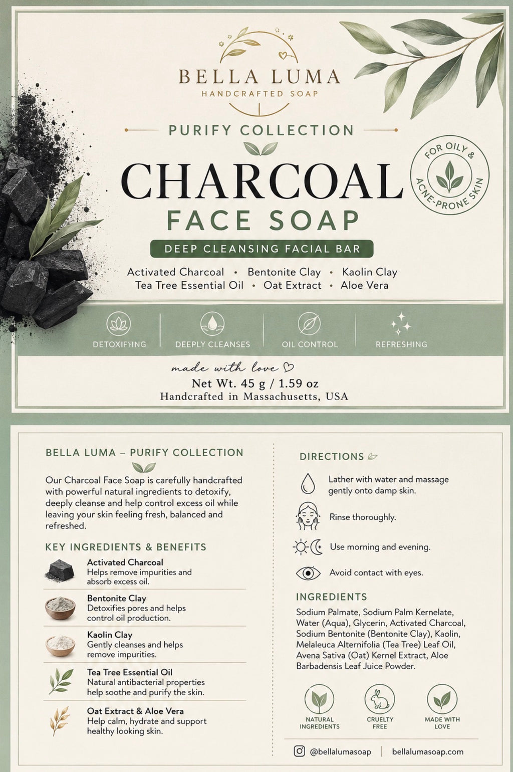 Face Soap - Detox Clear
