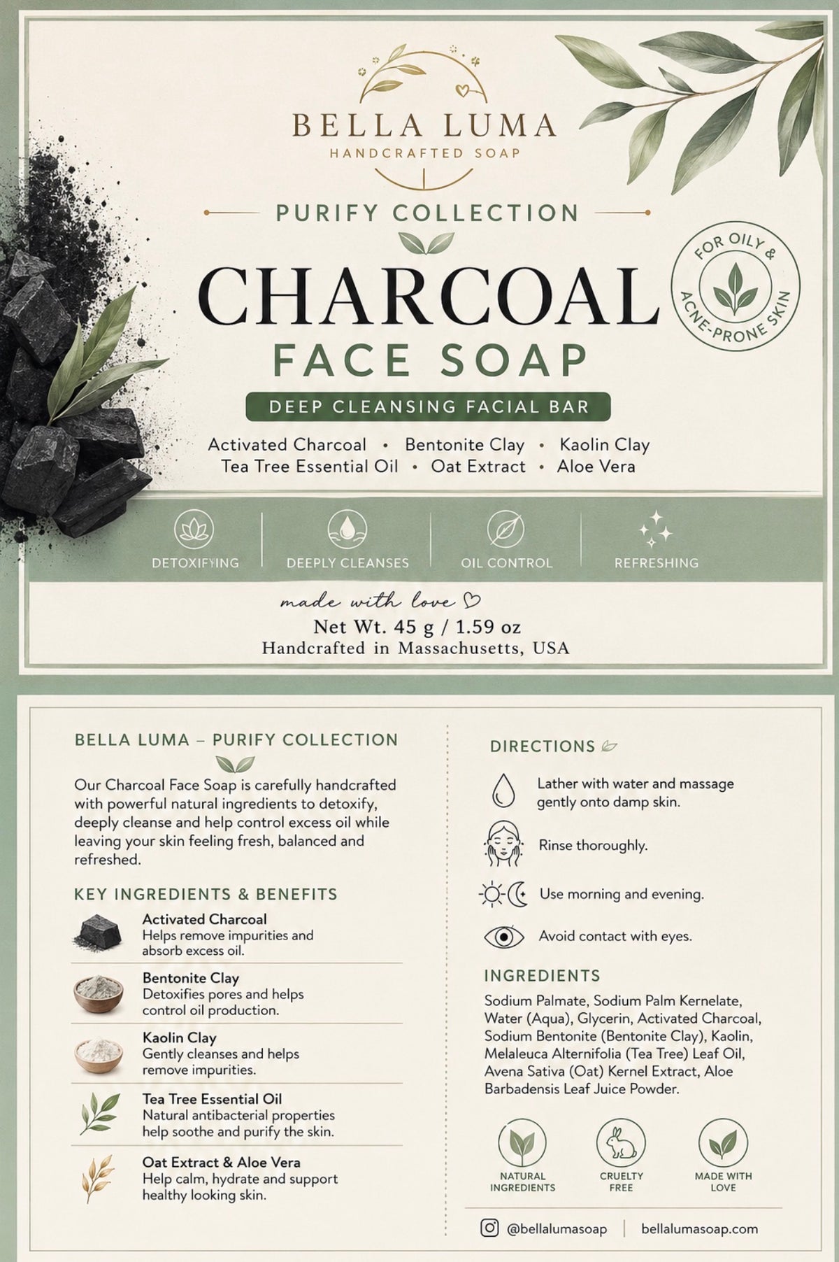 Face Soap - Detox Clear