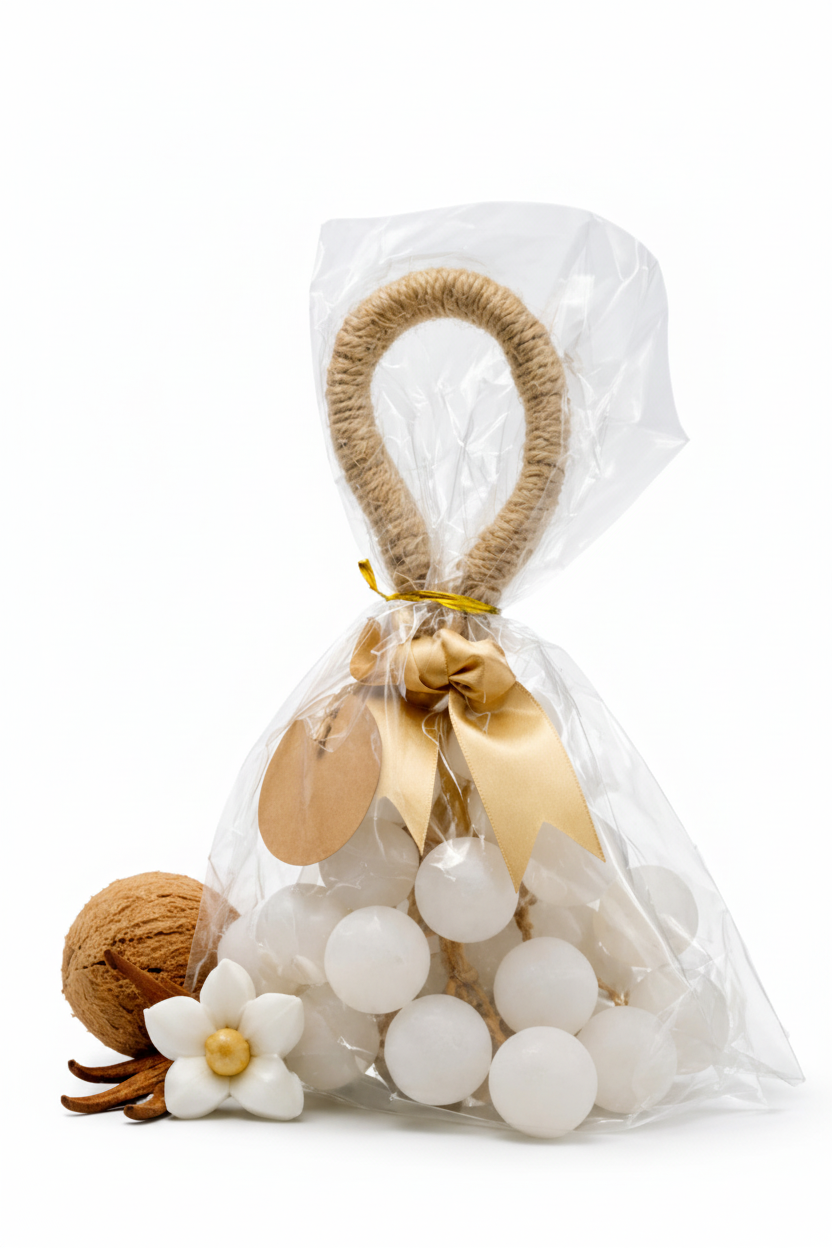 Coconut Vanilla Aromatic Sachet handcrafted by Bella Luma